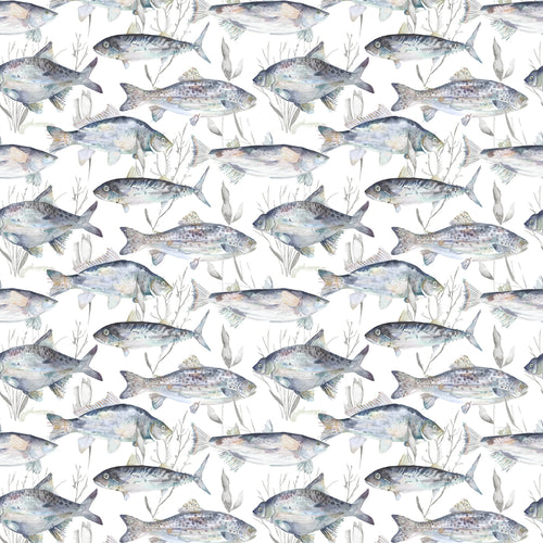 Animal Grey Wallpaper - Ives Waters  1.4m Wide Width Wallpaper (By The Metre) Slate Voyage Maison