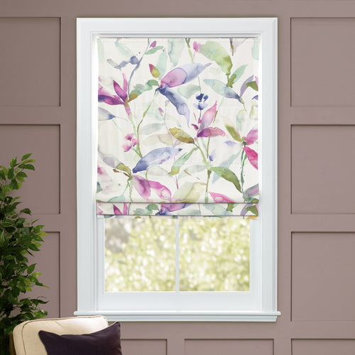 Floral Pink M2M - Jarvis Printed Cotton Made to Measure Roman Blinds Summer Voyage Maison