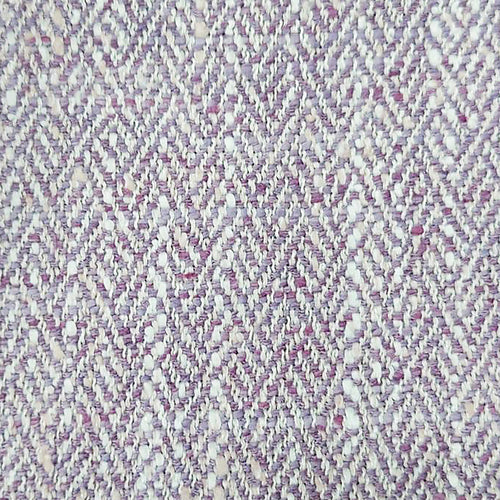 Plain Purple Fabric - Jedburgh Textured Woven Fabric (By The Metre) Heather Voyage Maison