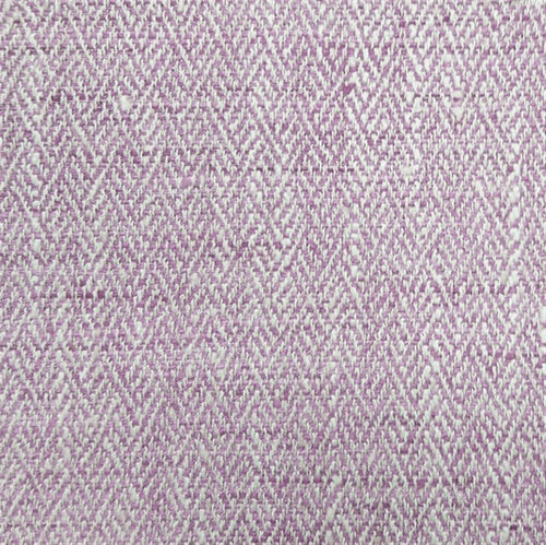 Herringbone Purple Fabric - Jedburgh Textured Woven Fabric Heather Voyage Maison