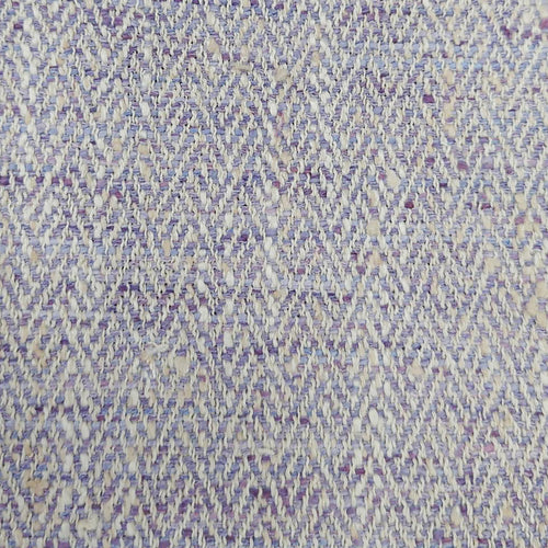 Plain Purple Fabric - Jedburgh Textured Woven Fabric (By The Metre) Lilac Voyage Maison