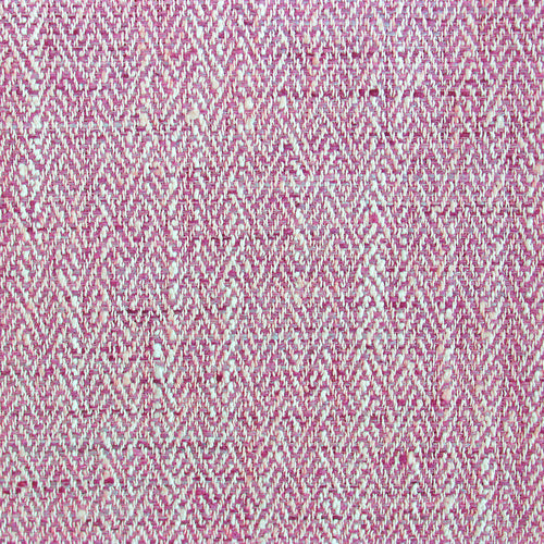 Plain Pink Fabric - Jedburgh Textured Woven Fabric (By The Metre) Raspberry Voyage Maison