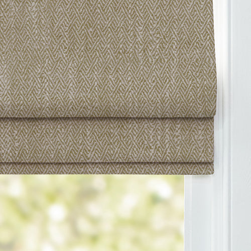 Plain Brown M2M - Jedburgh Textured Woven Made to Measure Roman Blinds Default Voyage Maison