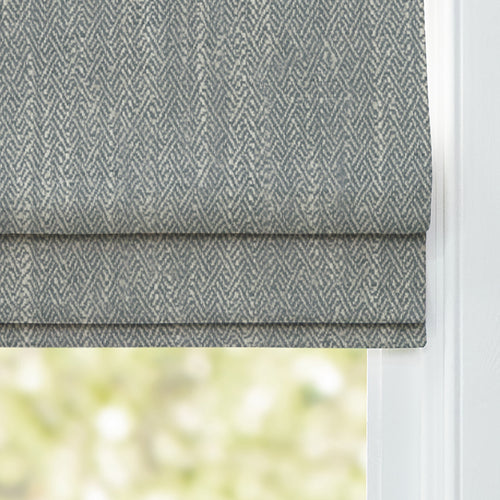 Plain Grey M2M - Jedburgh Textured Woven Made to Measure Roman Blinds Default Voyage Maison