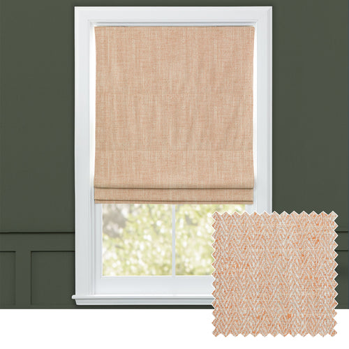 Plain Pink M2M - Jedburgh Textured Woven Made to Measure Roman Blinds Default Voyage Maison