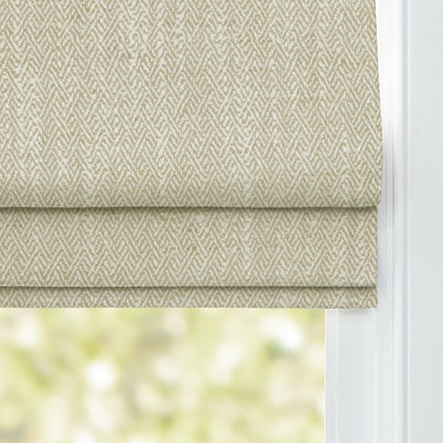 Plain Cream M2M - Jedburgh Textured Woven Made to Measure Roman Blinds Default Voyage Maison