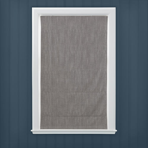 Plain Brown M2M - Jedburgh Textured Woven Made to Measure Roman Blinds Default Voyage Maison