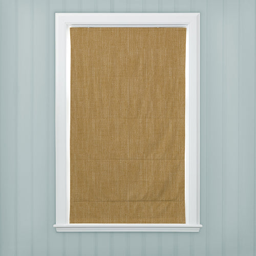 Plain Brown M2M - Jedburgh Textured Woven Made to Measure Roman Blinds Default Voyage Maison