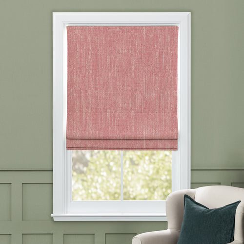 Plain Pink M2M - Jedburgh Textured Woven Made to Measure Roman Blinds Default Voyage Maison