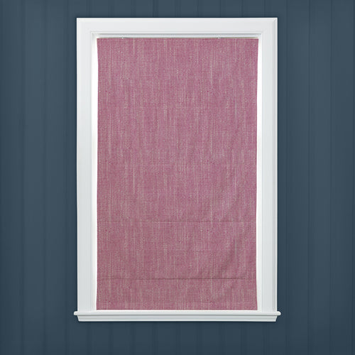 Plain Pink M2M - Jedburgh Textured Woven Made to Measure Roman Blinds Default Voyage Maison