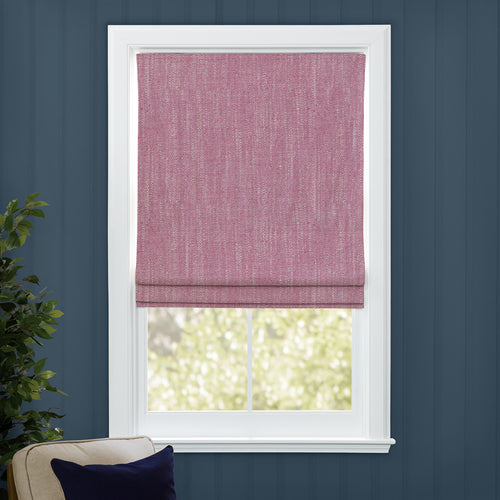 Plain Pink M2M - Jedburgh Textured Woven Made to Measure Roman Blinds Default Voyage Maison