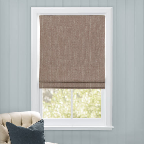 Plain Orange M2M - Jedburgh Textured Woven Made to Measure Roman Blinds Default Voyage Maison