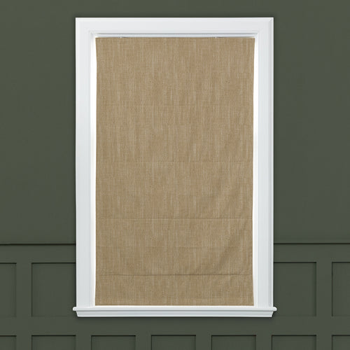 Plain Grey M2M - Jedburgh Textured Woven Made to Measure Roman Blinds Default Voyage Maison