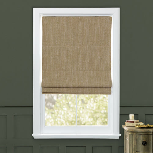 Plain Grey M2M - Jedburgh Textured Woven Made to Measure Roman Blinds Default Voyage Maison