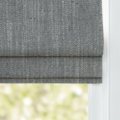 Plain Grey M2M - Jedburgh Textured Woven Made to Measure Roman Blinds Default Voyage Maison