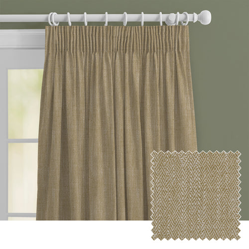 Plain Grey M2M - Jedburgh Textured Woven Made to Measure Curtains Default Voyage Maison