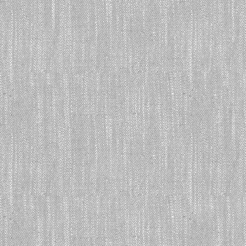 Plain Grey Wallpaper - Jedburgh  1.4m Wide Width Wallpaper (By The Metre) Feather Voyage Maison