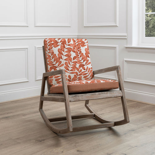 Floral Orange Furniture - Jonas Mango Wood Rowan Chair Amber Additions