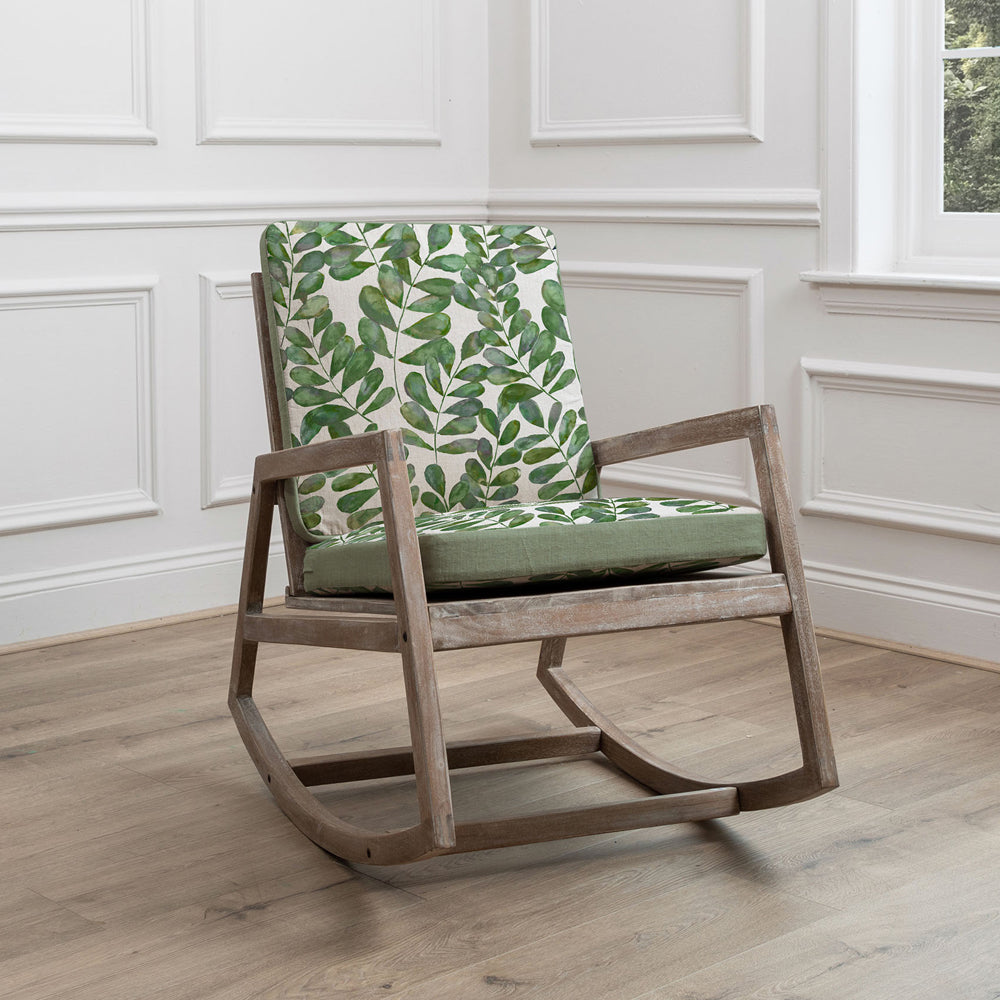 Sage green shop rocking chair