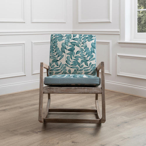 Floral Blue Furniture - Jonas Mango Wood Rowan Chair Aqua Additions