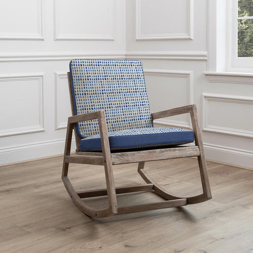 Voyage Maison Jonas Mango Wood Alma Chair in Blue