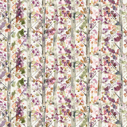 Floral Multi Fabric - Jumanah Printed Linen Fabric (By The Metre) Lotus Voyage Maison