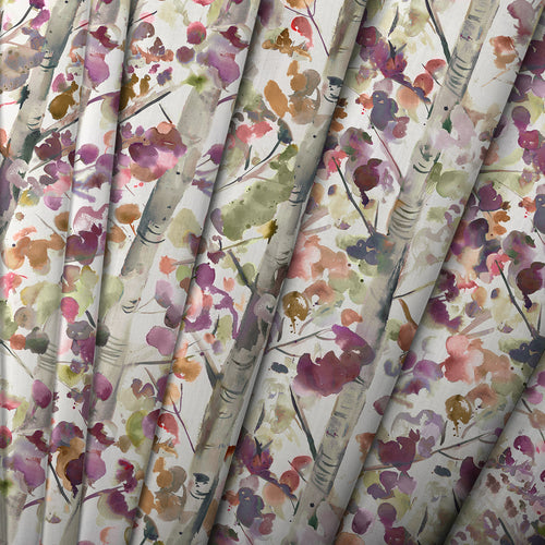 Floral Purple M2M - Jumanah Printed Linen Made to Measure Roman Blinds Grenadine Voyage Maison