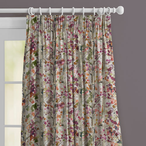 Floral Purple M2M - Jumanah Printed Made to Measure Curtains Grenadine Voyage Maison