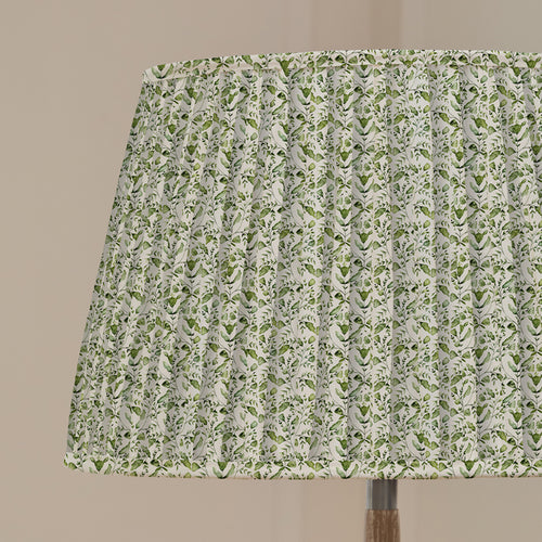 Floral Green Lighting - Juna Pleated Tapered Lamp Shade Sage Voyage Maison