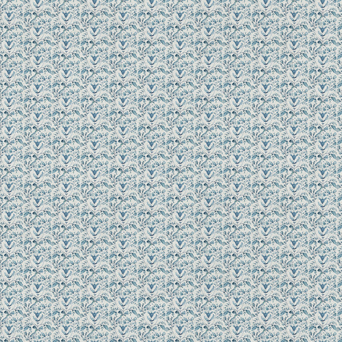 Floral Blue Fabric - Juna Printed Cotton Fabric (By The Metre) Denim Voyage Maison