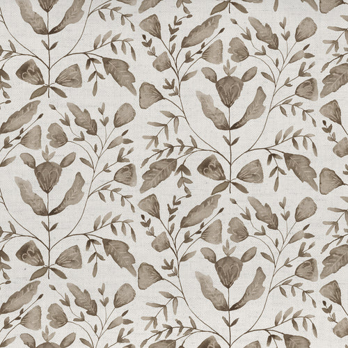 Floral Beige Fabric - Juna Printed Cotton Fabric (By The Metre) Stone Voyage Maison