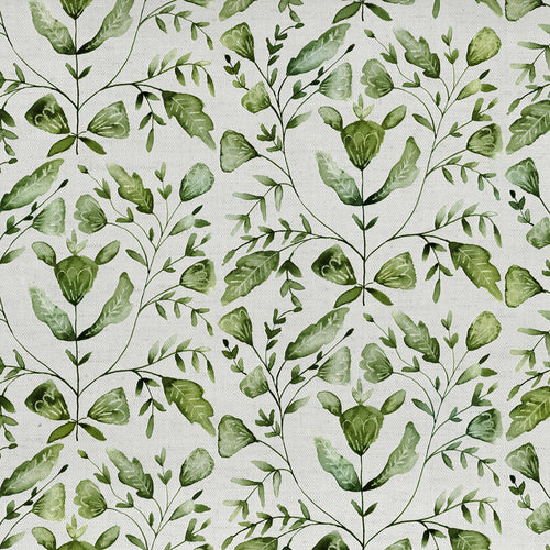Floral Green M2M - Juna Printed Cotton Made to Measure Curtains Sage Voyage Maison