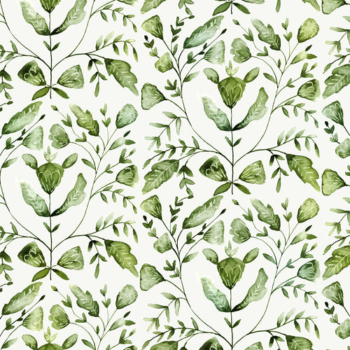 Samples - Juna  Wallpaper Sample Sage Voyage Maison
