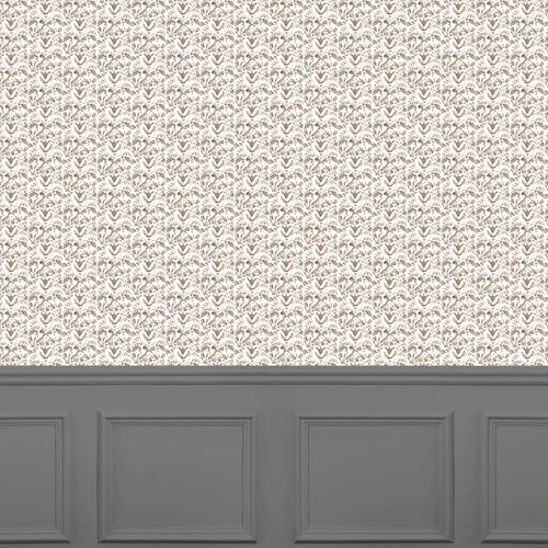 Abstract Beige Wallpaper - Juna  1.4m Wide Width Wallpaper (By The Metre) Stone Voyage Maison