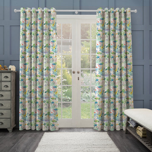 Animal Green M2M - Jungle Fun Printed Made to Measure Curtains Primary Voyage Maison