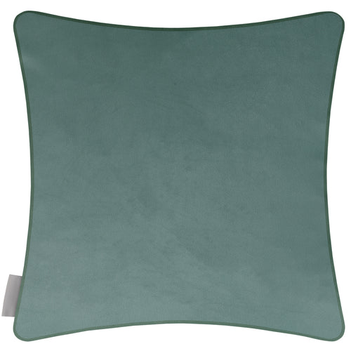 Jungle Blue Cushions - Jungle Serene Printed Velvet Feather Filled Cushion Ocean Voyage Maison