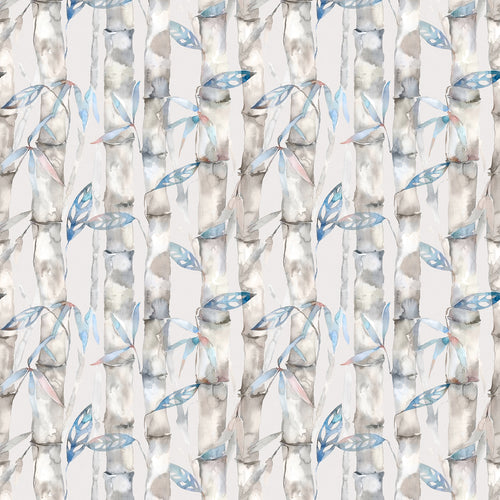 Floral Blue Fabric - Kanto Printed Fabric (By The Metre) Cobalt Voyage Maison