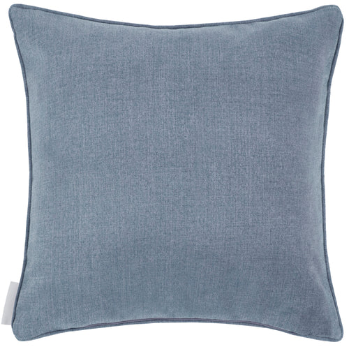 Geometric Blue Cushions - Kari Printed Piped Cushion Cover Denim Voyage Maison
