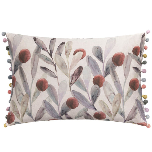Voyage Maison Katsura Printed Feather Cushion in Mulberry