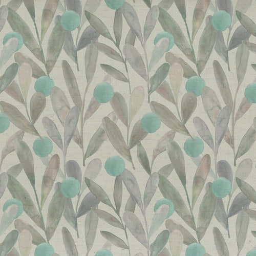 Samples - Katsura Printed Fabric Sample Swatch Aqua Voyage Maison