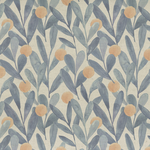 Floral Blue Fabric - Katsura Printed Cotton Fabric (By The Metre) Cobalt Voyage Maison