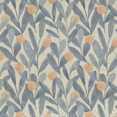 Samples - Katsura Printed Fabric Sample Swatch Cobalt Voyage Maison
