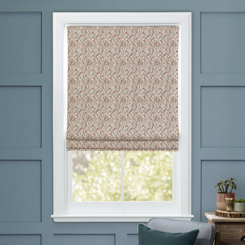 Floral Red M2M - Katsura Printed Cotton Made to Measure Roman Blinds Mulberry Voyage Maison