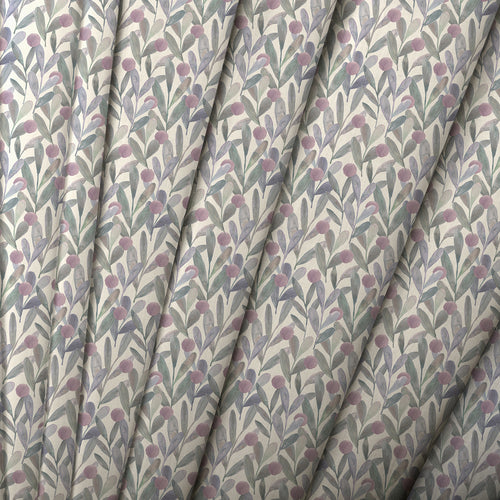 Floral Purple M2M - Katsura Printed Cotton Made to Measure Roman Blinds Violet Voyage Maison