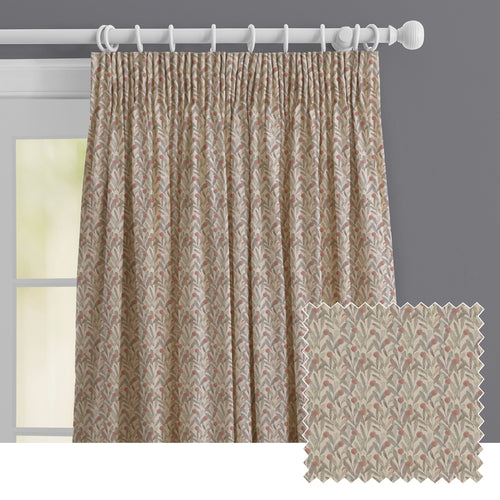 Floral Purple M2M - Katsura Printed Made to Measure Curtains Mulberry Voyage Maison