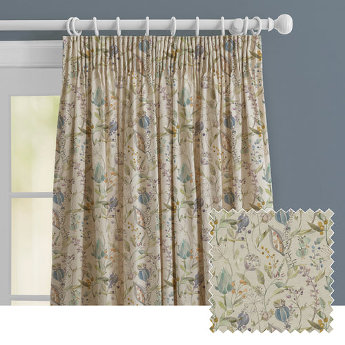 Animal Cream M2M - Kelston Printed Made to Measure Curtains Capri Linen Voyage Maison