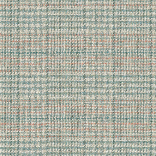 Check Green Wallpaper - Kelty  1.4m Wide Width Wallpaper (By The Metre) Duck Egg Voyage Maison