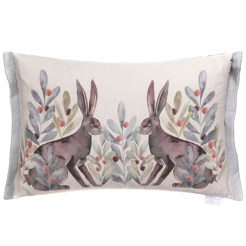 Voyage Maison Kensuri Printed Feather Cushion in Mulberry