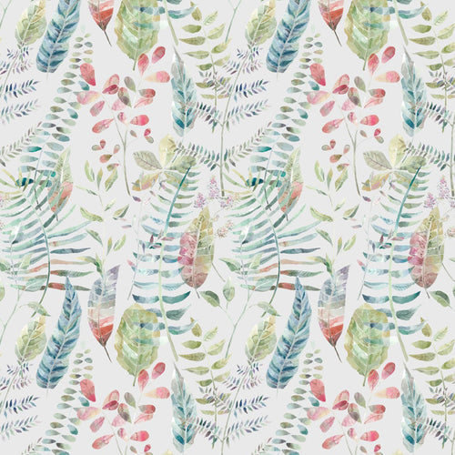 Floral Red Fabric - Kenton Printed Cotton Fabric (By The Metre) Pomegranate Voyage Maison