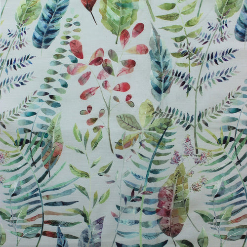 Voyage Maison Kenton Printed Cotton Fabric Remnant in Silver